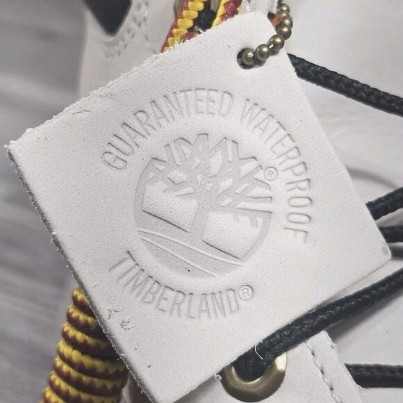 Timberland Premium 6" Light Grey Waterproof Ankle Boots Shoes - Women's Size 7 - Picture 9 of 16